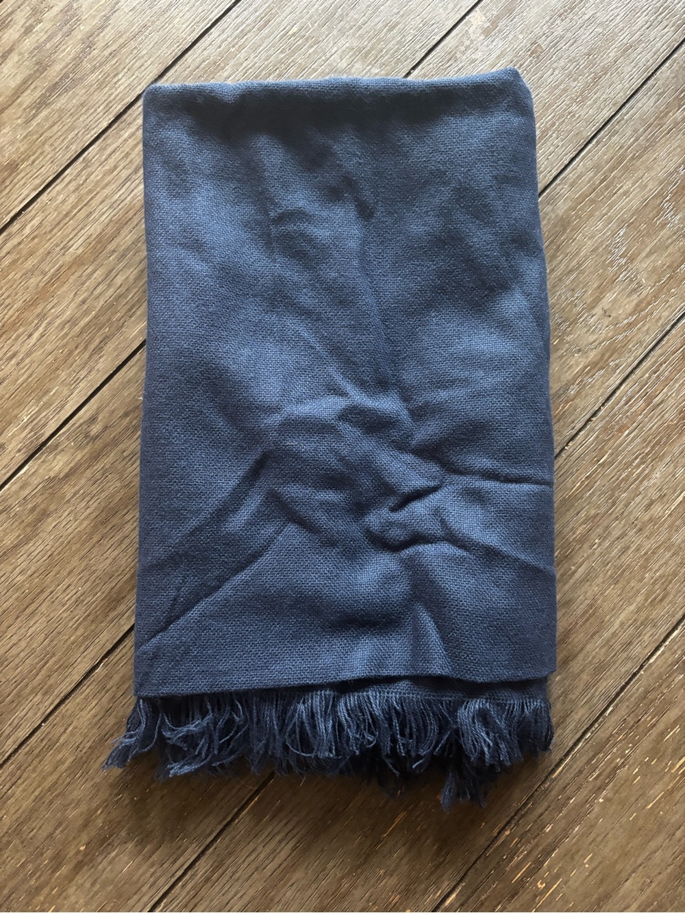 Navy Blue throw blanket